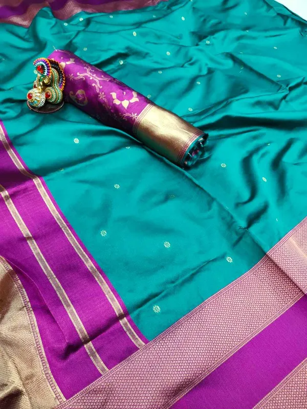 Dark_Blue_Embellished_Bollywood_Jacquard_Saree_(Dark_Blue)